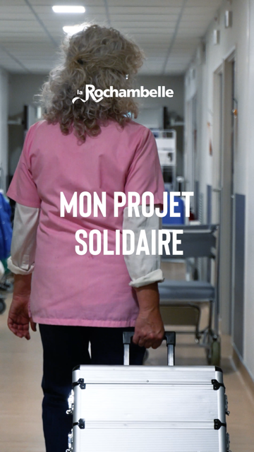 Joelle Sanceo sur une affiche de la Rochambelle